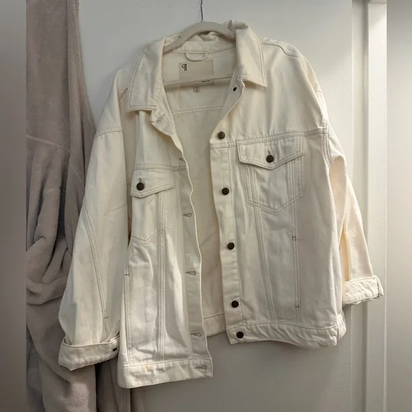 Pilcro white denim jacket - Picture 1 of 4